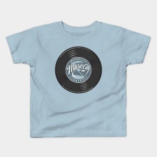 Nashville Music City Tennessee Vinyl Vintage Kids T-Shirt